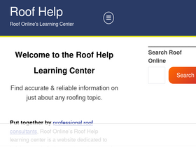 'roofonline.com' screenshot