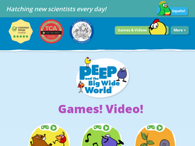 'peepandthebigwideworld.com' screenshot