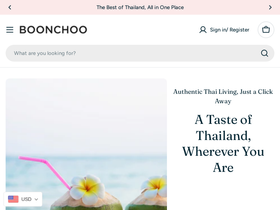 boonchoo.com homepage screenshot