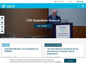 'ceca.es' screenshot
