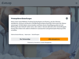 'd-velop.de' screenshot