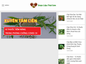 'duoclieuthaison.com' screenshot