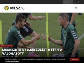 'szabolcs.mlsz.hu' screenshot