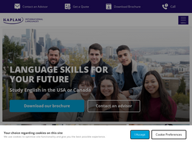 'kaplaninternational.com' screenshot