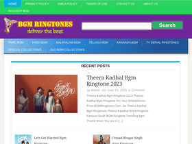 'bgmringtones.com' screenshot