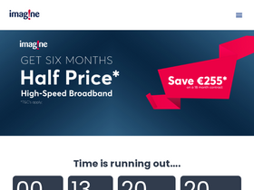 'imagine.ie' screenshot
