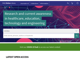 'magonlinelibrary.com' screenshot