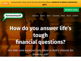 'news.horsesmouth.com' screenshot