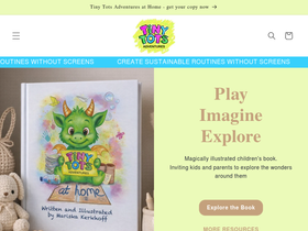 tinytotsonline.com homepage screenshot