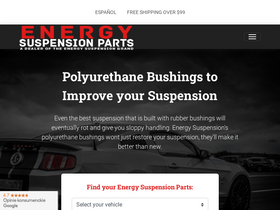 'energysuspensionparts.com' screenshot