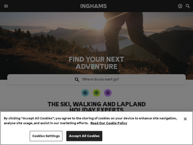 'inghams.co.uk' screenshot