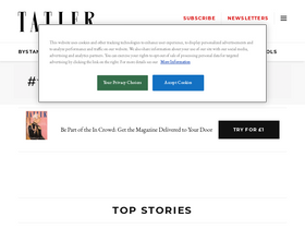 'tatler.com' screenshot