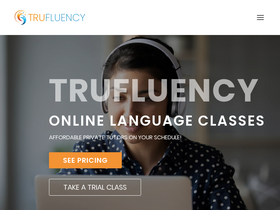 'trufluency.com' screenshot