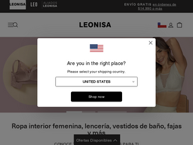 'leonisa.cl' screenshot