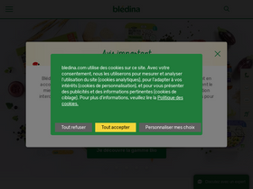 'bledina.com' screenshot
