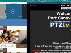 'portcanaveralwebcam.com' screenshot