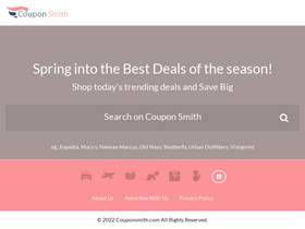 'couponsmith.com' screenshot