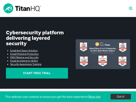 'linklock.titanhq.com' screenshot