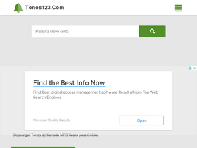 'tonos123.com' screenshot