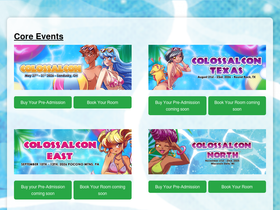 'colossalcon.com' screenshot