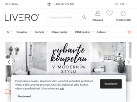 'livero.cz' screenshot