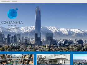 'costaneracenter.cl' screenshot