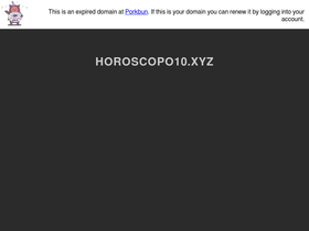 'horoscopo10.xyz' screenshot