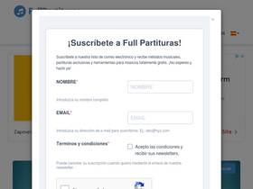 'fullpartituras.com' screenshot