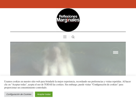 'reflexionesmarginales.com' screenshot