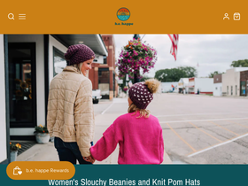 behappedesigns.com homepage screenshot