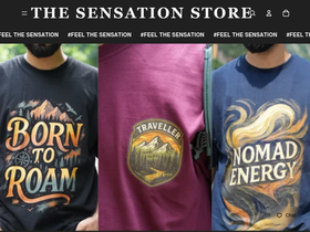 thesensationstore.com homepage screenshot