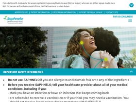 'saphnelo.com' screenshot