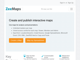 'zeemaps.com' screenshot