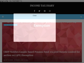 'taxcorner.co.in' screenshot