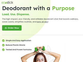 ecosticksupply.com homepage screenshot