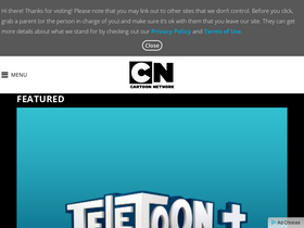 'cartoonnetwork.ca' screenshot