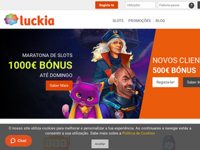'luckia.pt' screenshot