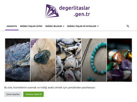 'degerlitaslar.gen.tr' screenshot
