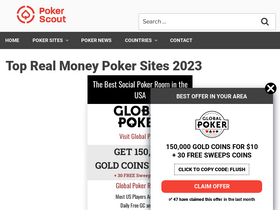 'pokerscout.com' screenshot