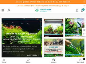 aquaplanet.shop homepage screenshot