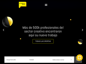 'trabajosihay.la' screenshot