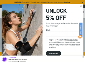 VerveShield homepage screenshot