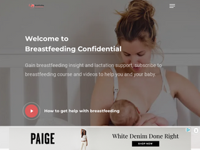 'breastfeedingconfidential.com' screenshot