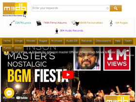 'm3db.com' screenshot