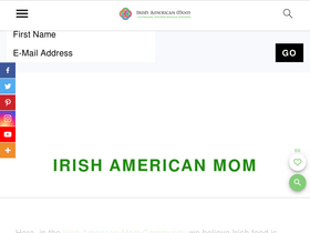 'irishamericanmom.com' screenshot