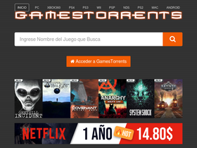 'gamestorrents.fm' screenshot