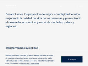 'techint.com' screenshot