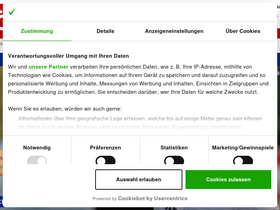 'meinfussball.at' screenshot