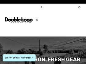Double Loop Running Co. website screenshot
