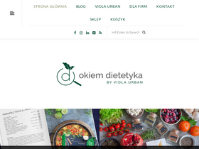 'okiemdietetyka.pl' screenshot